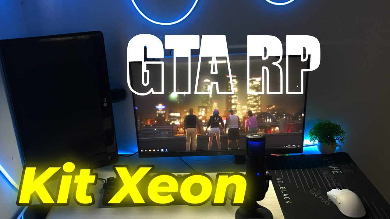 Testei GTA RP no Meu Setup Gamer Dos Sonhos - Kit Xeon