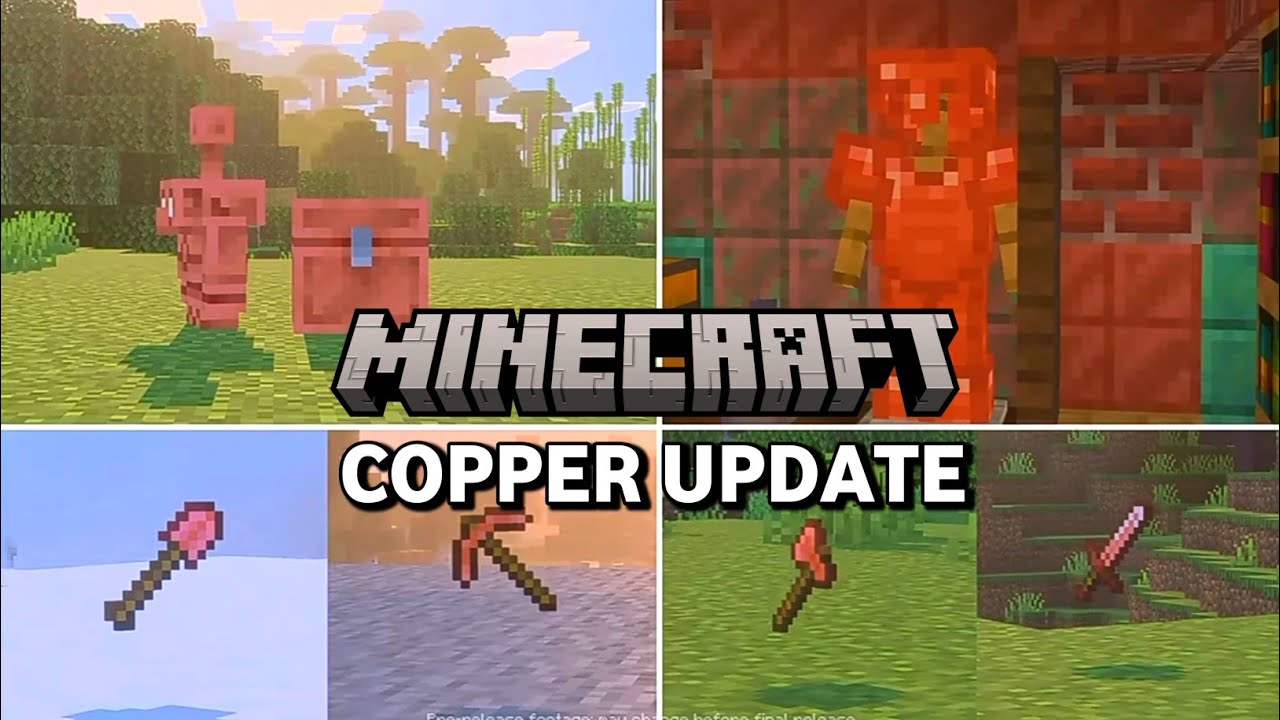 Minecraft Copper Update Text You need Copper after this Minecraft update... - YouTube