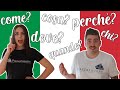 What are the question words in Italian? [Learn italian grammar fast]