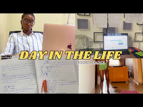 Day in The life Of A beginner forex trader | STUDYING & TRADING