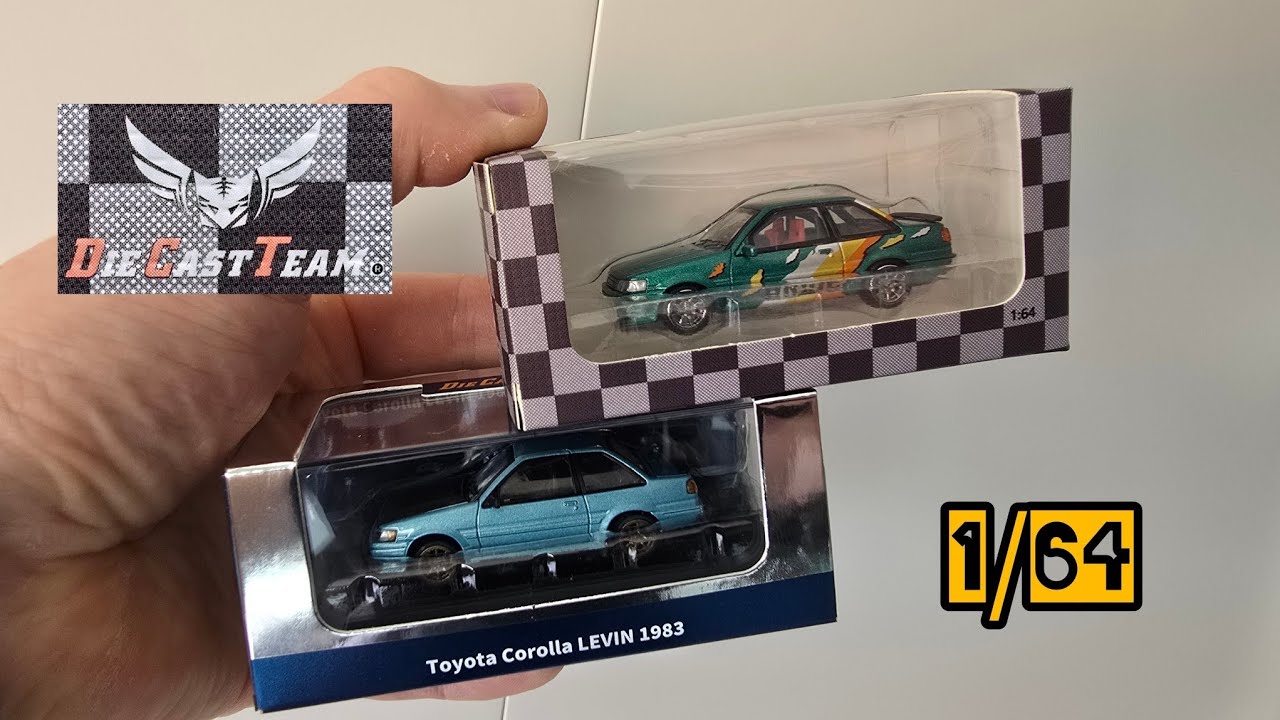 Diecast Team DCT Toyota Corolla Levin. 1/64 scale. Good price