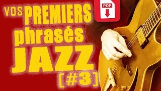 Miniatura de "DEBUTER LE JAZZ A LAGUITARE #3 - Phrases blues / jazz [+PDF]"