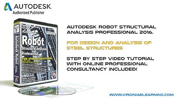Autodesk Robot 2016 Tutorial│Steel Structures