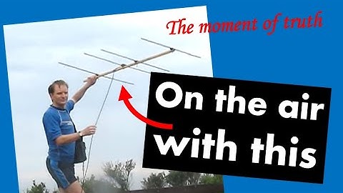 Building a 144 MHz 4 element yagi - Part 2 (on air)