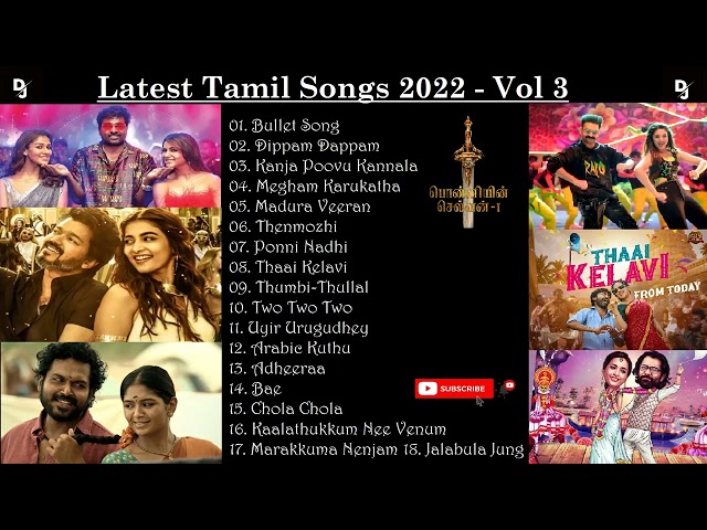 Tamil Latest Hit Songs 2022  Latest Tamil Songs  New Tamil Songs Tamil New Songs 2022 DJ Beast Vol 3 class=