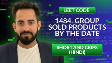 Leetcode 1484. Group Sold Products By The Date | SQL | Hindi | Leetcode | TOP 50 SQL LEETCODE | DATA