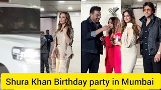 Shura Khan Birthday party Salman Khan Arbaaz Khan Lulia Arhaan Arpita Riddhima Shalin Nia Sharma