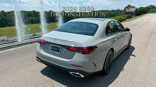 2024 Mercedes-Benz E350 in Manufaktur Alpine Grey Loaded! Full Demonstration with Driving Footage screenshot 5