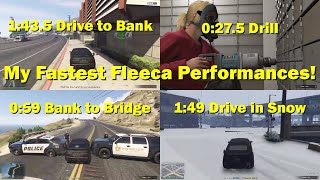 My Best Fleeca Heist Driving & Drilling! - GTA Online