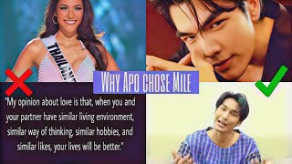 MILEAPO STORY PT 2 // Why Apo chose Mile (and rejected Miss Universe Thailand 2015)