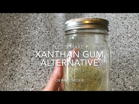 Make Your Own Xanthan Gum Alternative | Okra Powder | My Sustainable