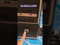 Turning on a pc in 2025 vs in 2009 #microsoft #windowsxp #windowsvista #windows7 #shorts
