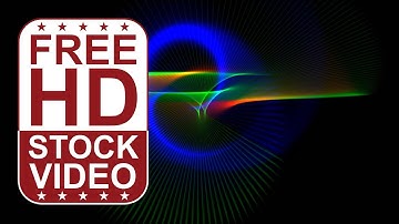 Free Stock Videos – abstract animated colorful ethereal waves twirls moving slowly on black