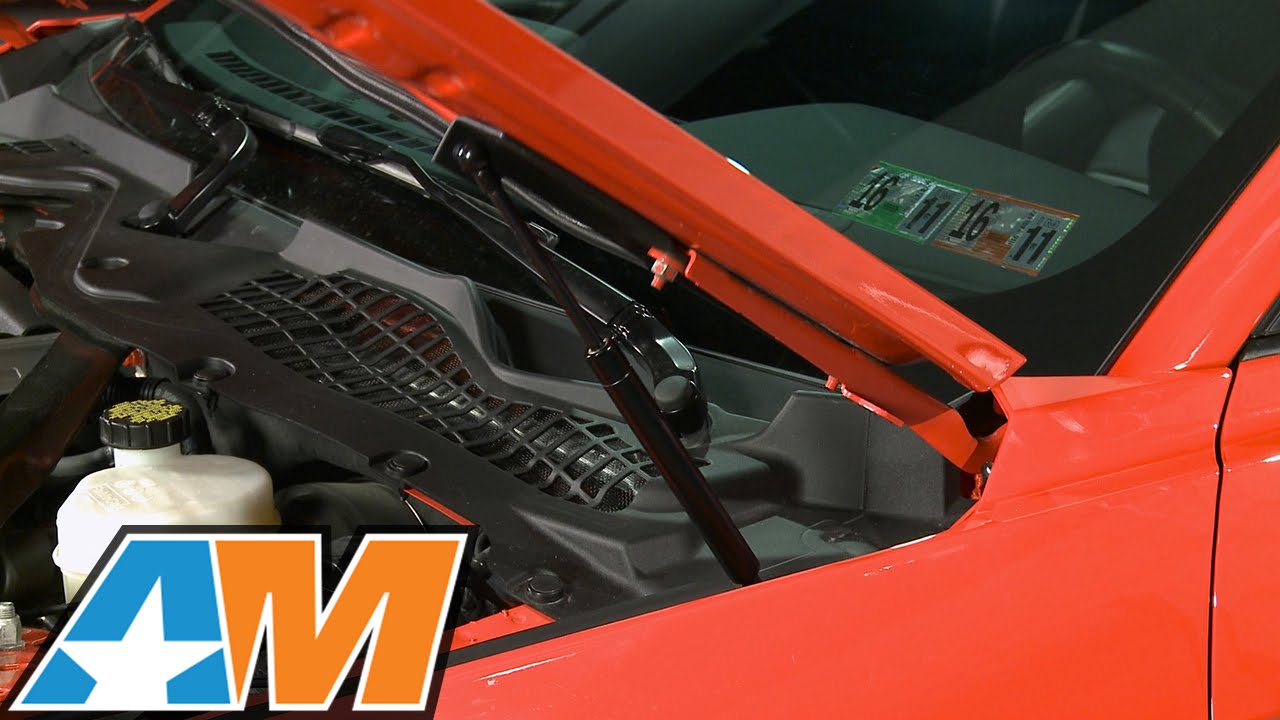 20152017 Mustang MMD Bolt On Hood Strut Kit Black or Chrome Review