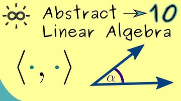 Abstract Linear Algebra 10 | Inner Products