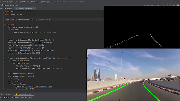 SELF DRIVING CAR ||OPEN-CV LANE AND EDGE DETECTION