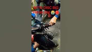 Mt15 Big Problem 😭🔴 #mt15 #bigproblem #discproblems #bikeservicing #shorts #viral
