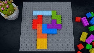 Alphabet Lego Tetris A to Z