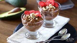 Chocolate Avocado Pudding (with Chia Seeds) (Vegan & Paleo)