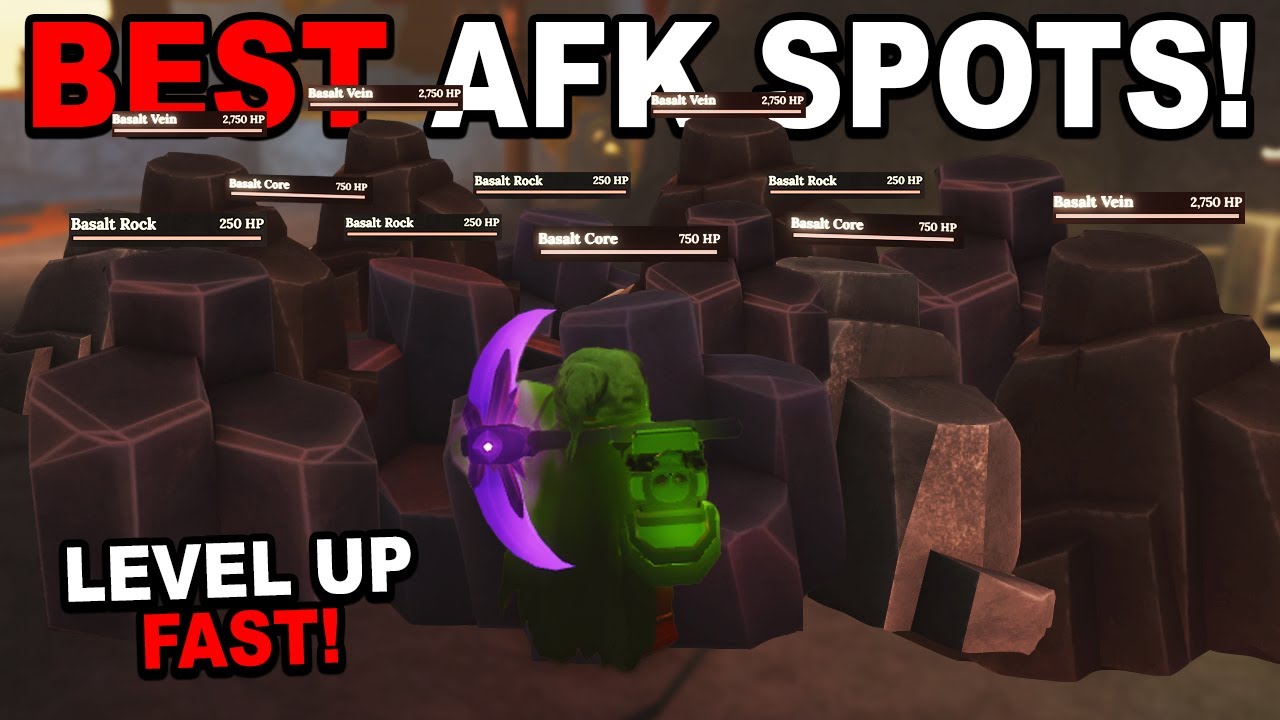 BEST AFK SPOTS!! in The Forge Roblox - YouTube