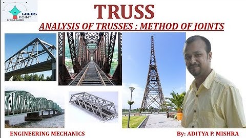 TRUSSES । PART-2 । Method of Joints | Engineering Mechanics । Analysis of Trusses। Numerical