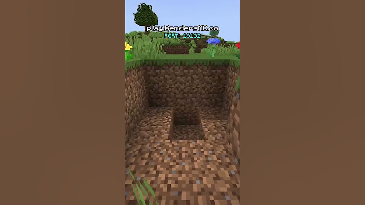 BendersMC - BEST STARTER Earth Bending Moves! #minecraft