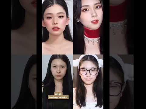 Black Pink Members Inspired Makeup Which One Shorts Makeuptransformattion
