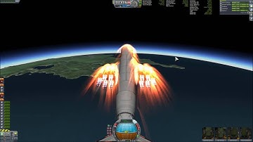 36 T cargo to orbit with an SSTO in KSP 1.1.3