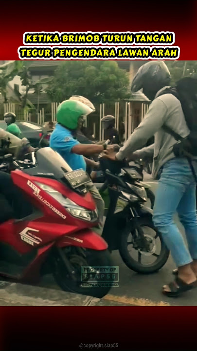 KIRAIN WARGA SIPIL TERNYATA PASUKAN ELIT #brimob #hiburan #siap55 #polantas #lawanarah