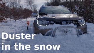 Dacia Duster 4WD in the snow