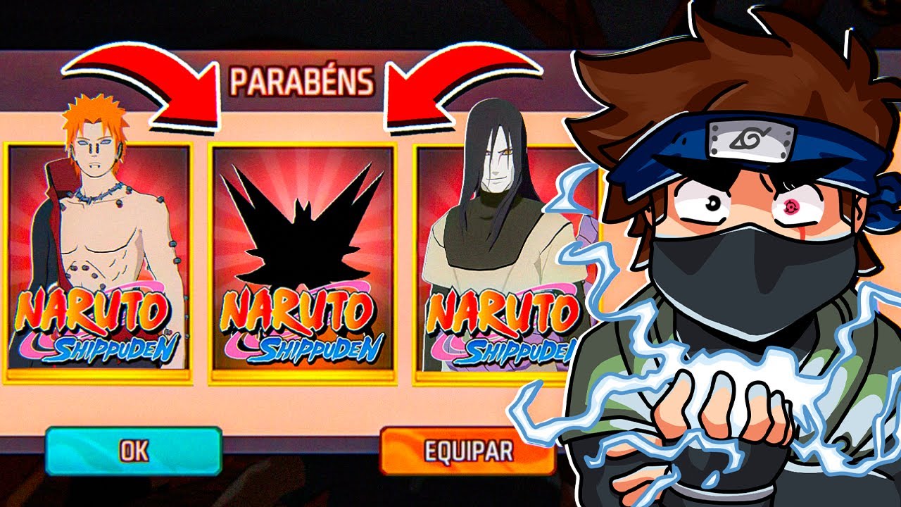 Esse é o ITÉM LIMITADO Mais RARO DA PARCERIA DE NARUTO no Free Fire