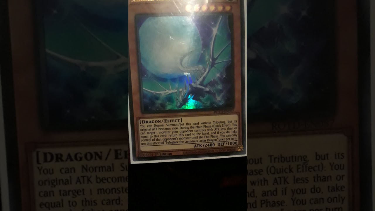 Yu-Gi-Oh! The Luminous Lunar Dragon - ROTD-EN087 Ultra Rare 1st Edition Single Card