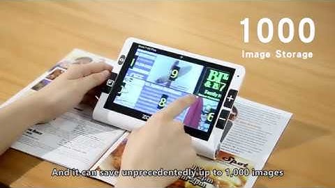 Zoomax Handheld Video Magnifier Snow 7 HD Plus