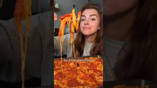 Letting my for you page decide what I eat for a day! #foodie #shorts #eating #pizza