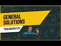Grade 11 Maths: General solutions in trigonometry explained fully using the cos graph