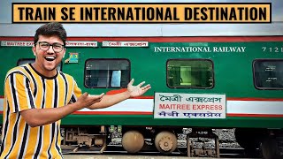 FIRST TIME DIRECT RAILWAY JOURNEY FROM INDIA TO BANGLADESH.
