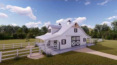 High Profile Horse Barn 36x36 - Horizon Structures