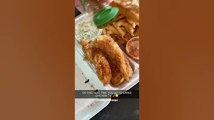 Canes Secret Menu 🔥#shorts