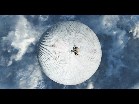 Swinging at 20,000 feet, she must find a way to make her hot air balloon go down