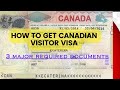 How to Get Canadian visitor visa from Nepal ll Canada visit visa ll required documents