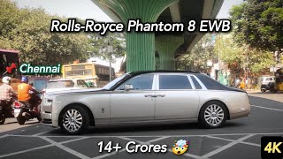 Most Expensive Rolls Royce in Tamilnadu! 14+ Crores worth Phantom 8 EWB #luxurycars