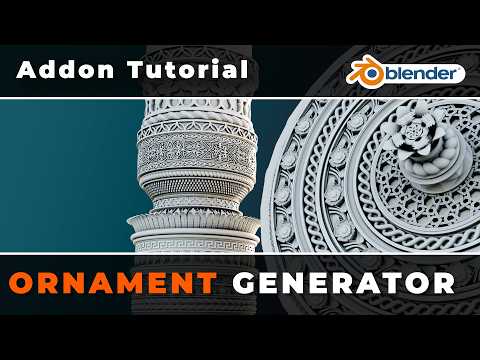 Make Stunning 3D Ornaments in Blender With One Click
