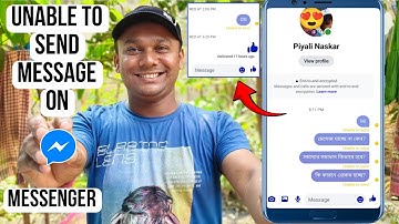 Unable to send messages on messenger || সমস্যা সমাধানের পরামর্শ || messenger message problem