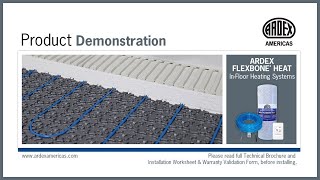 ARDEX FLEXBONE® HEAT - Demonstration screenshot 2