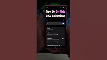 Speed up your Galaxy! Enable Developer Options & set animation scale to 0.5x for faster transitions