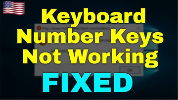 How to Fix Keyboard Number Keys Not Working Windows 11