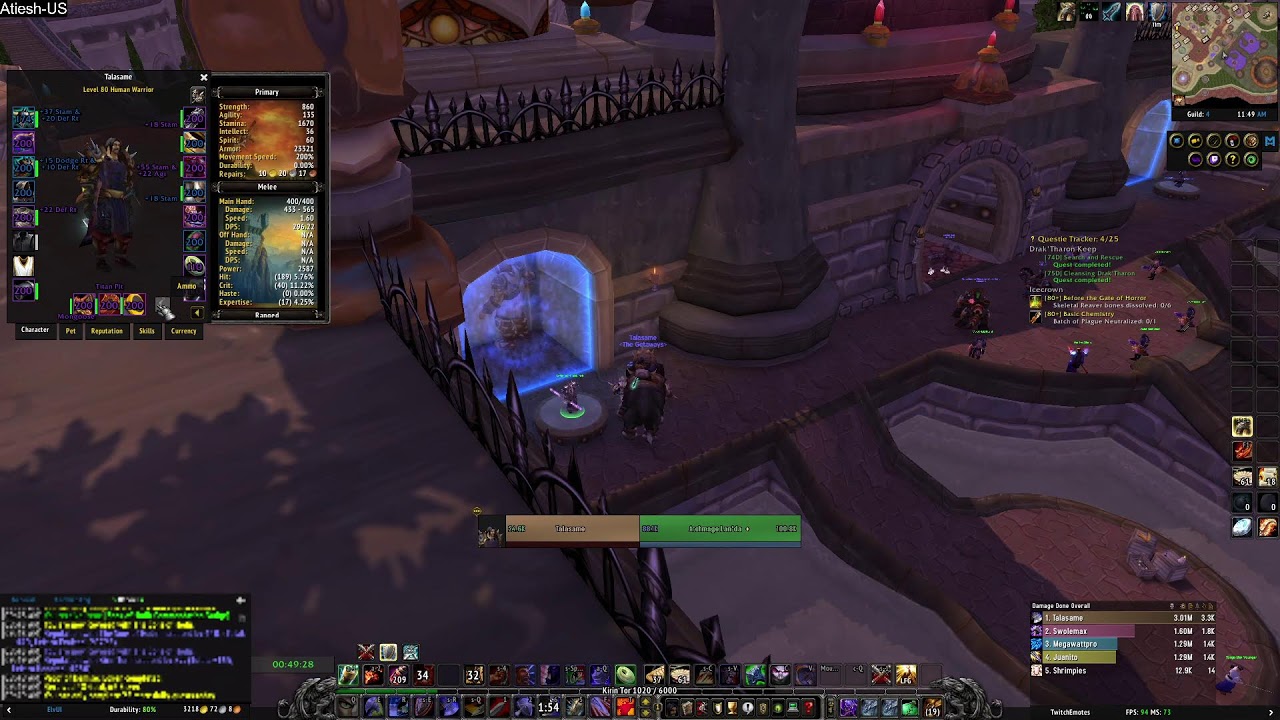 Wotlk Heroics! - Arms/Prot Hybrid build