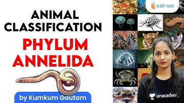 CSIR NET | Life Science by Kumkum Gautam | Animal Classification | Phylum Annelida