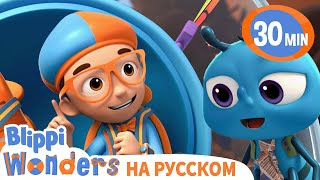 Мусоровоз | Изучай этот мир вместе с Блиппи | Обучающие видео для детей | Blippi Russian