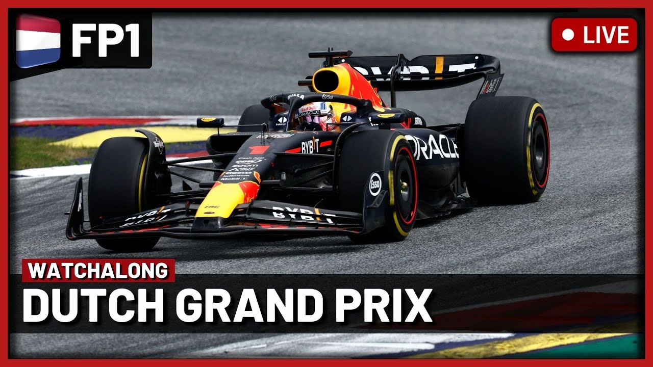 F1 Live - Dutch GP Free Practice 1 Watchalong Live timings + Commentary